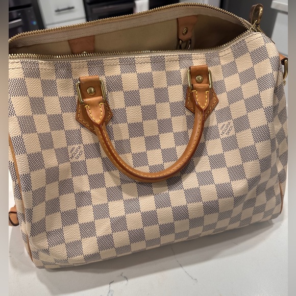Louis Vuitton Handbags - Louis Vuitton Speedy 30 Bandouliere Damier azur